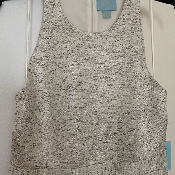 CeCe By Cynthia Steffe Racerback Pleated Skirt Mini Party Dress - Picture 12 of 12